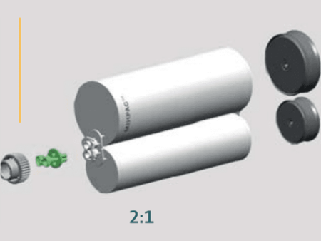 MixPac MixCoat 1125ML 2:1 Cartridges for MixCoat 2-part Spray Coating System (AF 1125-02-14-01 or AF 1125-02-30-01) (153469 or 128074) Fashion