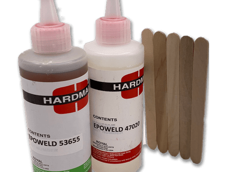 Hardman Striking Tool Epoxy - Epoweld 47020-53655 - Slow-Setting High Impact and Strength, great for golf club and striking tool repairs Online Sale