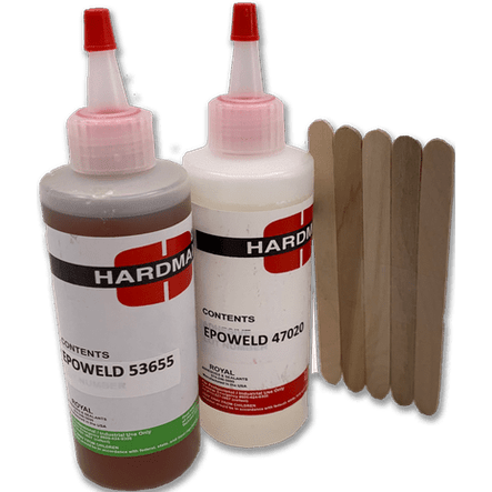 Hardman Striking Tool Epoxy - Epoweld 47020-53655 - Slow-Setting High Impact and Strength, great for golf club and striking tool repairs Online Sale