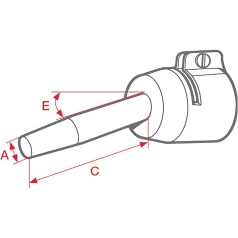 Leister 105.575 Tublar Nozzle 5mm Round (aka Pencil Tip) Online now