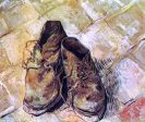 A Pair of Shoes by Vincent Van Gogh - Hand-Painted Oil Painting on Canvas Online