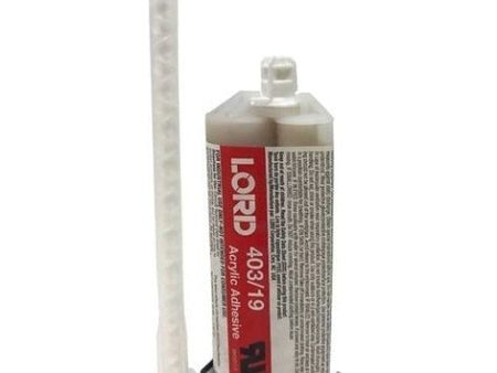 LORD 403 19 Super Fast Set 2-4 minute, Thick Gel, Low Temperature Resistant, Non-Sag acrylic adhesives For Discount