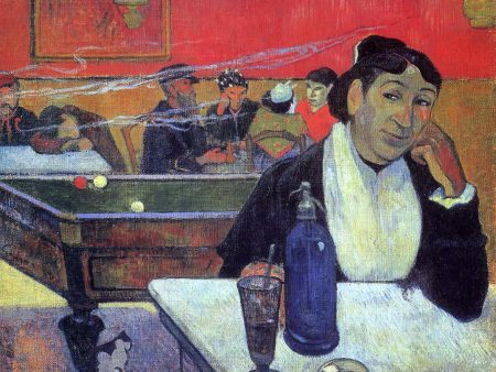 Night Cafe at Arles by Paul Gauguin - Hand-Painted Oil Painting on Canvas Fashion