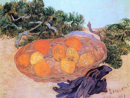 Still Life with Oranges and Lemons with Blue Gloves by Vincent Van Gogh - Hand-Painted Oil Painting on Canvas Online