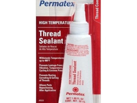 PERMATEX High Temperature Thread Sealant - 50 ml tube, carded Online now