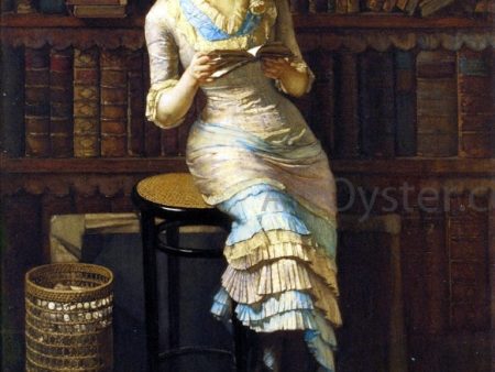 Thoughts by John Henry Henshall - Hand-Painted Oil Painting on Canvas on Sale