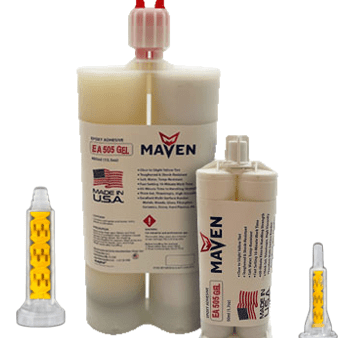 Maven Epoxy EA 505 GEL - Fast Set 5-Min Epoxy-Thick Gel (Thixotropic) Viscosity Clear-1:1 ratio Online now