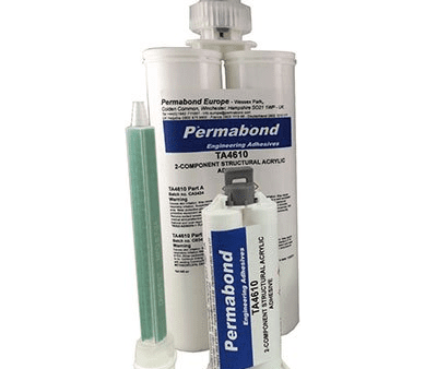 Permabond TA4610 Polyolefin & Rubber Bonder Thick Gel 12-15 min Acrylic MMA Adhesive Off-White For Cheap