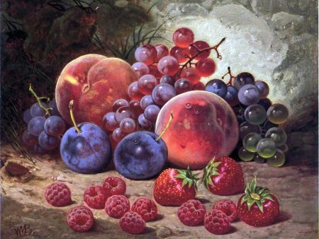 Fruits of Summer by William Mason Brown - Hand-Painted Oil Painting on Canvas Supply