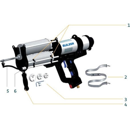 MixCoat SP-DPS Atomizing Air Tubes with Quick-Lock Coupling (Individual Tubes and Pneumatic Push To Connect Fitting) - SP-DPS Series (129300, 160112, and 129301) on Sale