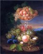 Still Life with Fruit, Nest of Eggs and Insects by George Forster - Hand-Painted Oil Painting on Canvas Sale