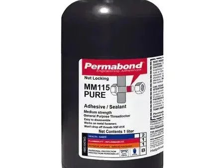 Permabond MM115 PURE Anaerobic Threadlocker and Sealant (Potable Water Safe) NSF ANSI 61 Certified Fashion