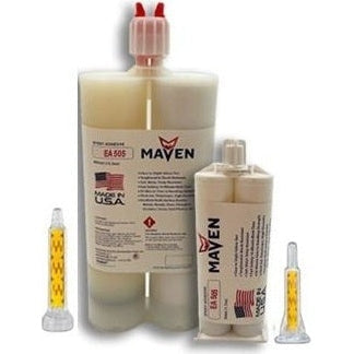 Maven Epoxy EA 505 - Fast Set 5-Min Epoxy-Thin-Medium Viscosity Translucent Clear-1:1 ratio Online Sale