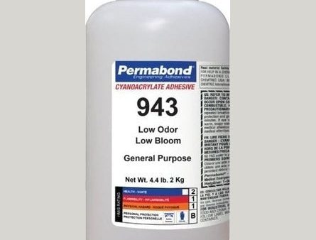 Permabond 943 cyanoacrylate Instant Adhesive-Low Odor, Non-Frosting Non-Fogging Clear Thin Wicking For Sale