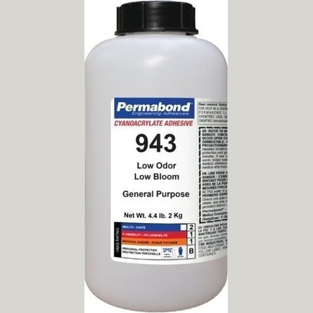 Permabond 943 cyanoacrylate Instant Adhesive-Low Odor, Non-Frosting Non-Fogging Clear Thin Wicking For Sale