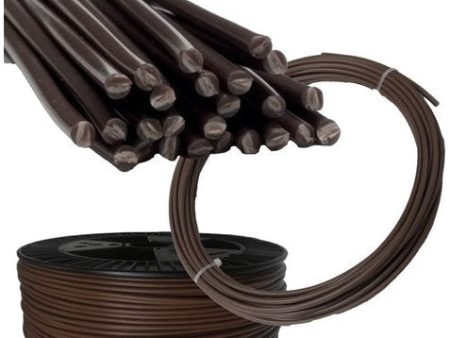 Maven Plastics - HDPE Natural (Dark Brown   Chocolate Brown) Plastic Welding Rods, Coils & Reels Online Hot Sale