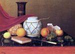 Still Life with Ginger Jar by William Michael Harnett - Hand-Painted Oil Painting on Canvas Hot on Sale