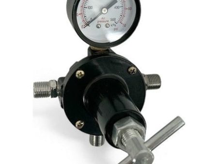 Pneumatic air pressure regulator kit with control valve and 70psi (500kPa) gauge assembly Sale