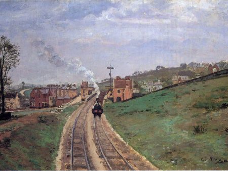 Lordship Lane Station, Dulwich by Camille Pissarro - Hand-Painted Oil Painting on Canvas Cheap