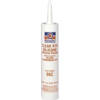 PERMATEX #66 Clear Silicone Adhesive Sealant For Discount