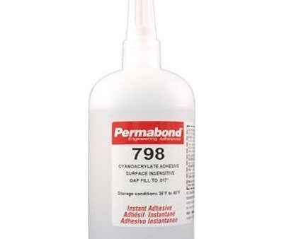 Permabond 798 Cyanoacrylate high viscosity, fast curing, surface insensitive adhesive Sale