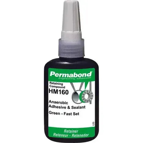 PERMABOND HM160 ANAEROBIC RETAINING COMPOUND ADHESIVE GREEN BOTTLE Online Hot Sale