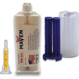 Maven MMA 3010 Acrylic - Medium Set 15-Min MMA Adhesive-Thick High Viscosity Beige-1:1 ratio For Sale