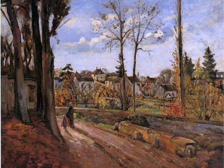 Louveciennes by Camille Pissarro - Hand-Painted Oil Painting on Canvas For Sale