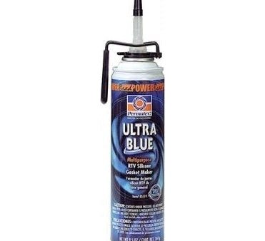 PERMATEX 85519 #77 ULTRA BLUE Multi-Purpose Gasket Maker - 9.5 oz net wt. PowerBead can Online Hot Sale