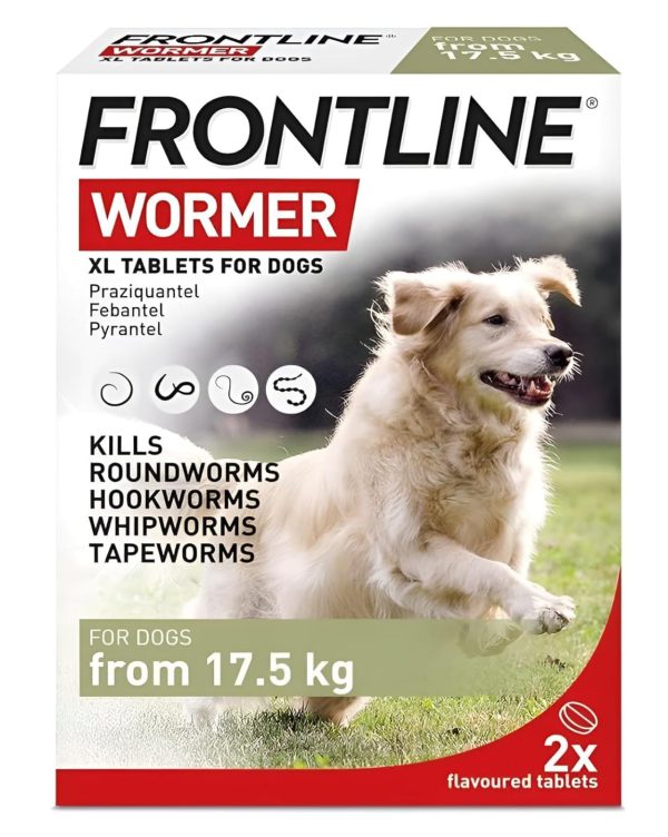 Frontline wormer XL tablets for dogs Discount